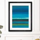 Night Coast One by Jan Weiss on GIANT ART - green abstract