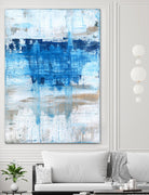 Splash by Julie Weaverling on GIANT ART - white abstract