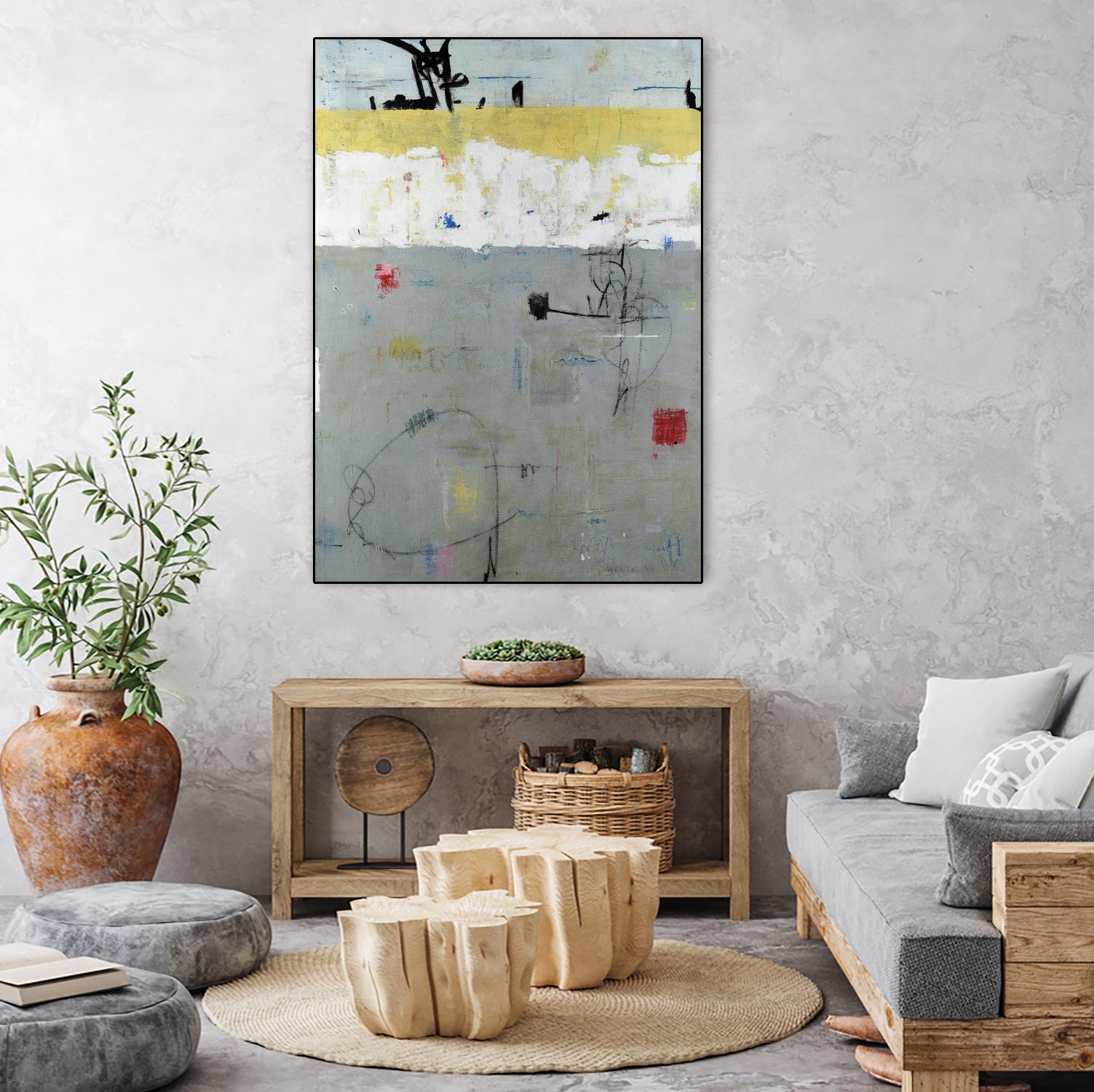 Borderline by Julie Weaverling on GIANT ART - multicolor abstracts; contemporary