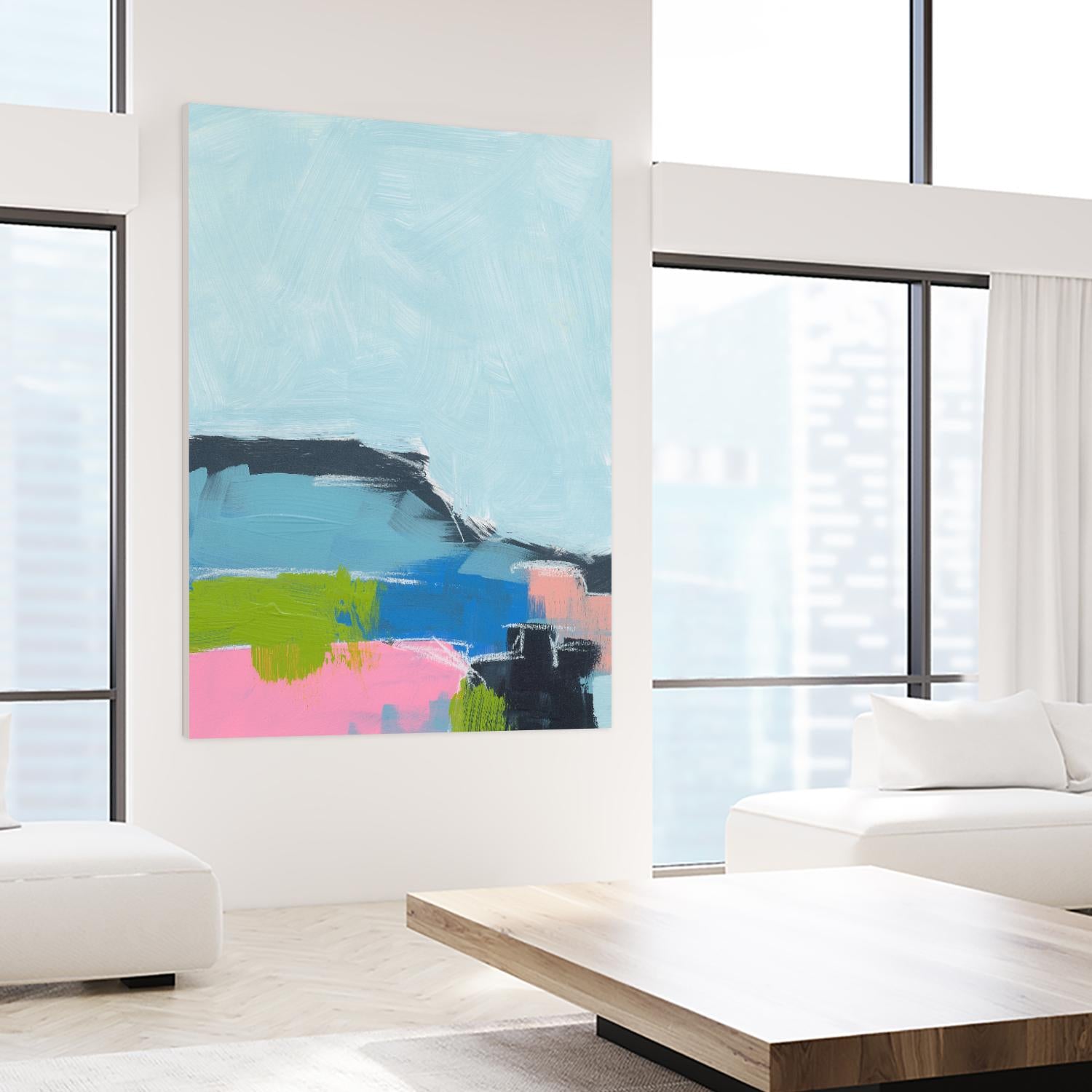Landscape No. 100 by Jan Weiss on GIANT ART - multicolor abstracts; contemporary