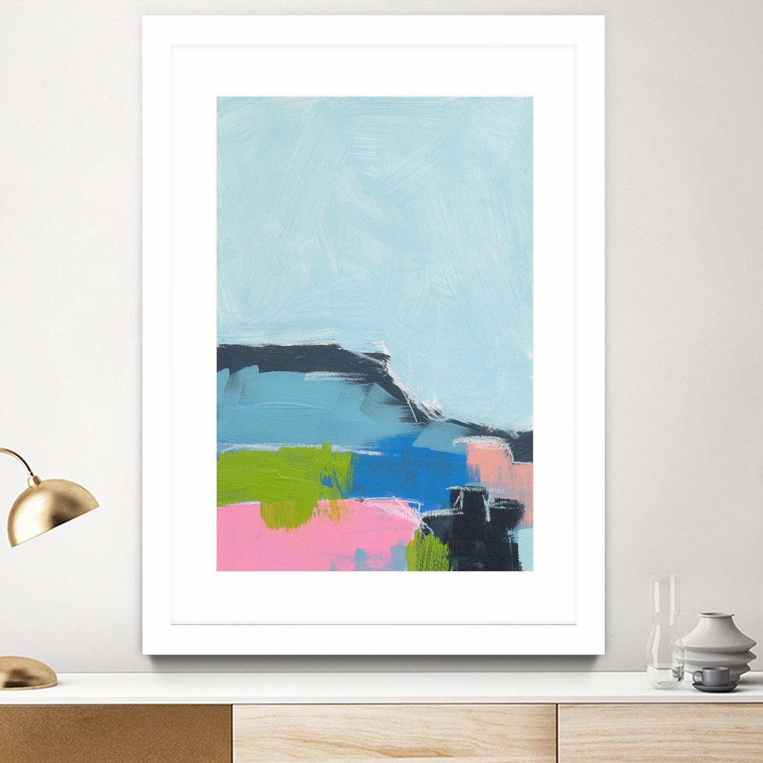 Landscape No. 100 by Jan Weiss on GIANT ART - multicolor abstracts; contemporary