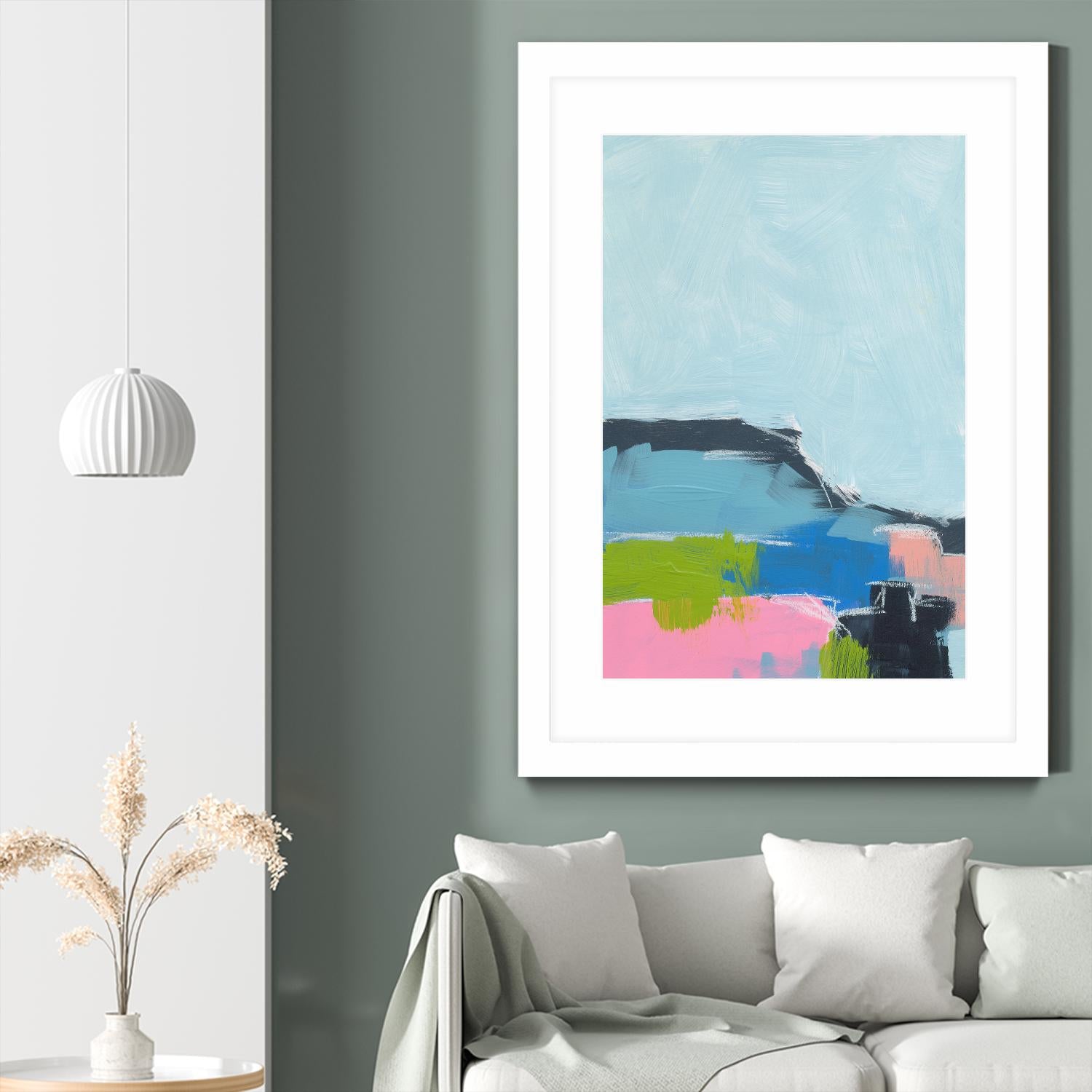 Landscape No. 100 by Jan Weiss on GIANT ART - multicolor abstracts; contemporary