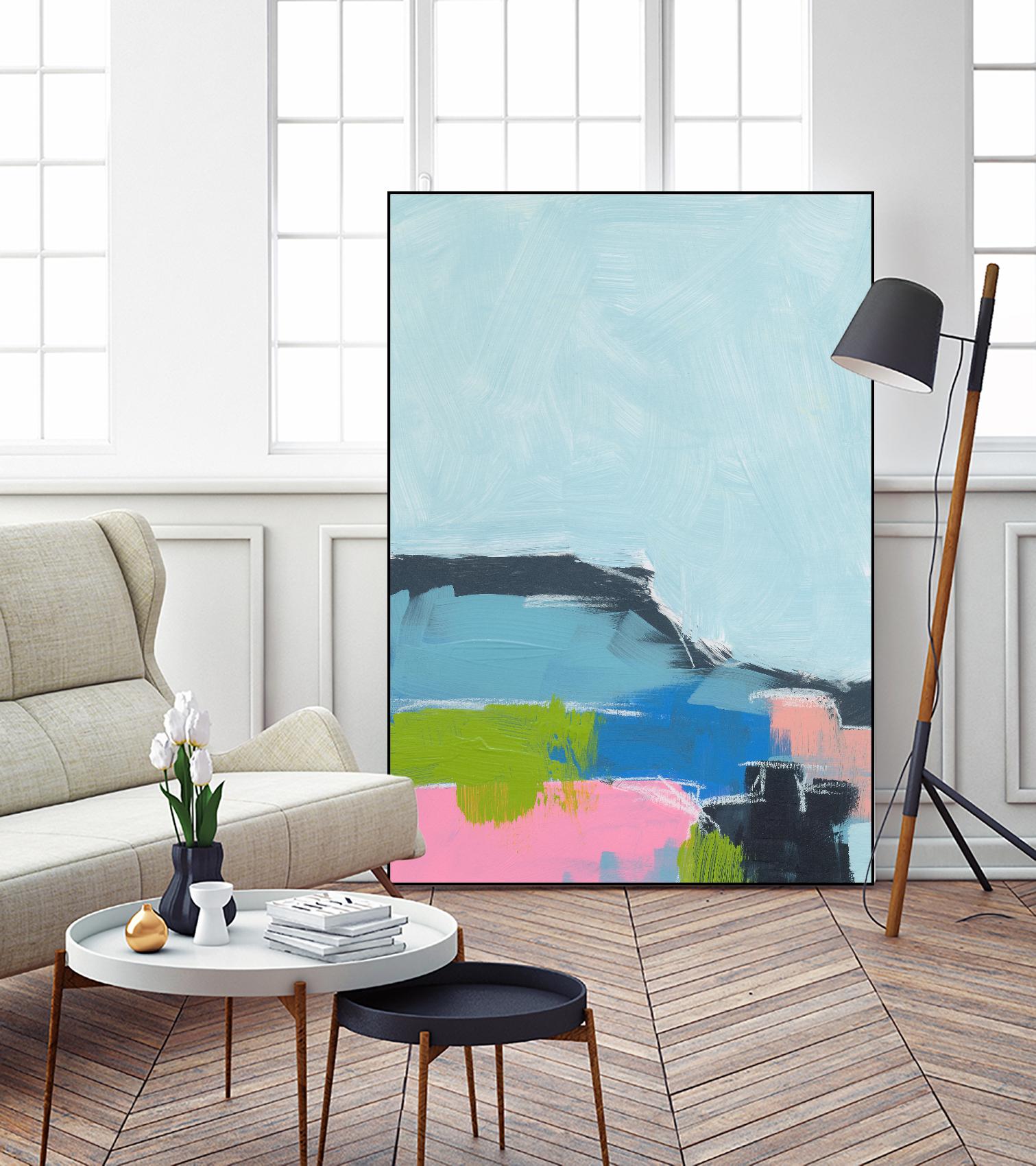 Landscape No. 100 by Jan Weiss on GIANT ART - multicolor abstracts; contemporary