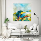 Alpine No. 1 by Jan Weiss on GIANT ART - multicolor landscapes; contemporary; abstracts