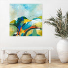Alpine No. 1 by Jan Weiss on GIANT ART - multicolor landscapes; contemporary; abstracts
