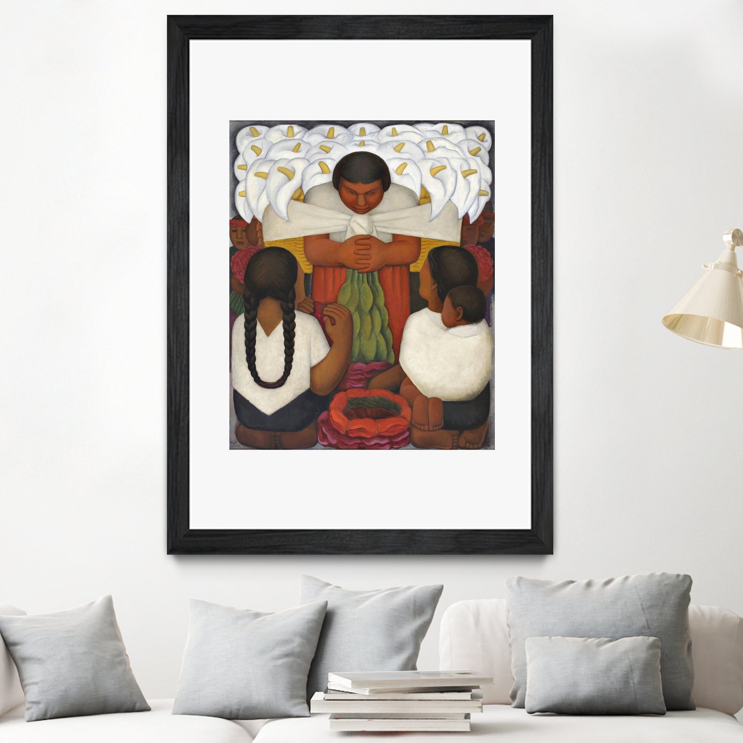 Flower Day, 1925 by Diego Rivera on GIANT ART - botanical