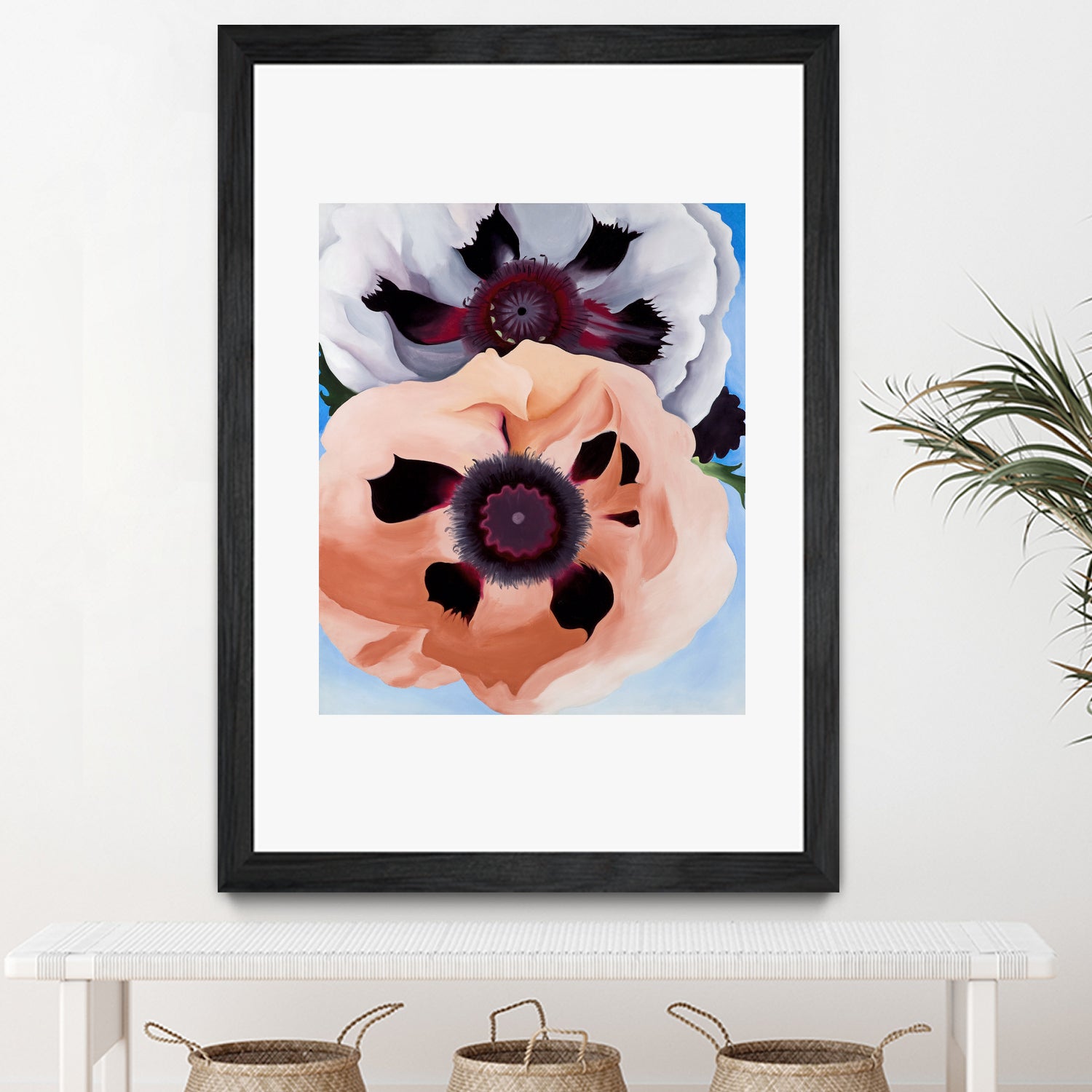 Poppies, 1950 by Georgia O'keeffe on GIANT ART - bleue botanical