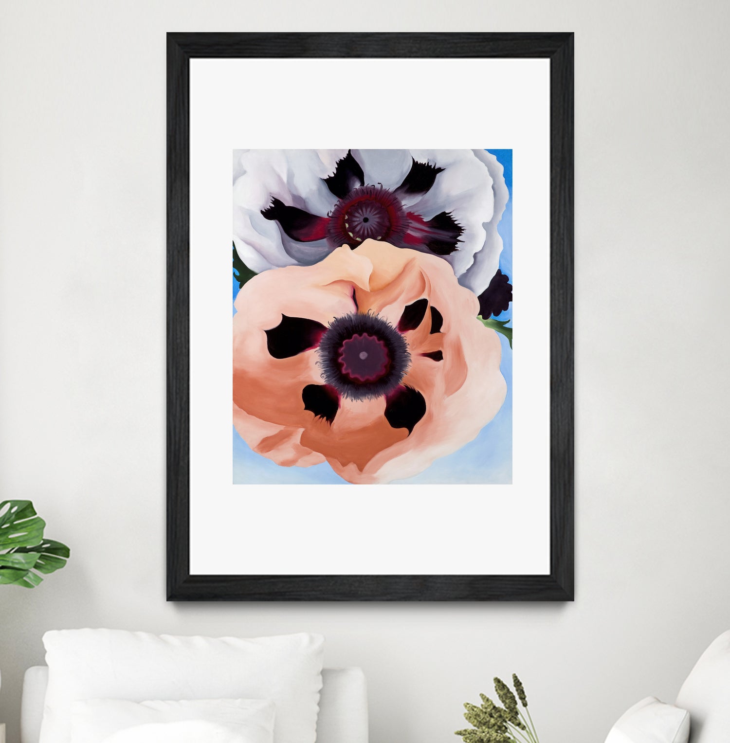 Poppies, 1950 by Georgia O'keeffe on GIANT ART - bleue botanical