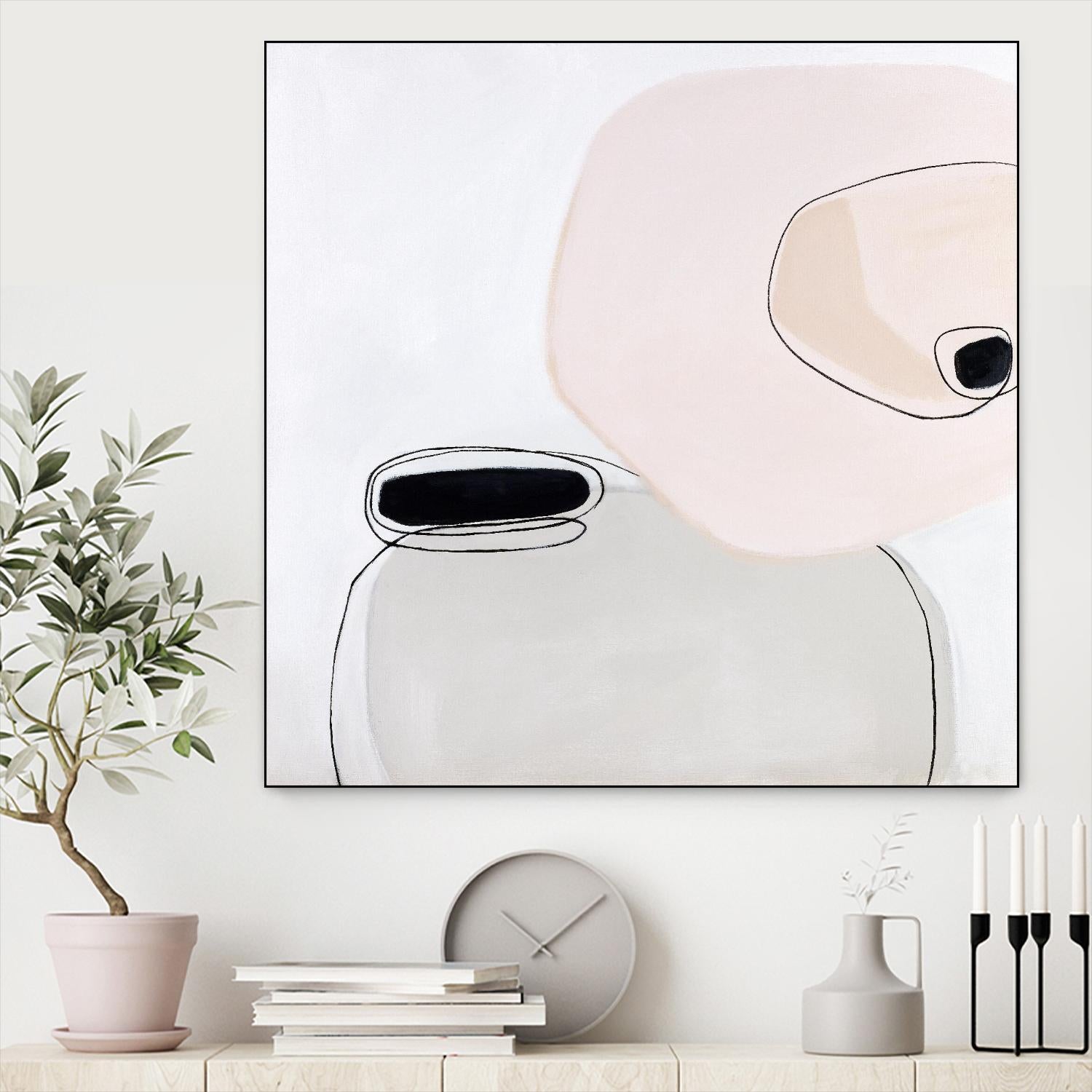 TRANQUILITY by Marvin on GIANT ART - pink abstract