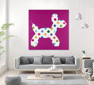 DOTTIE by Marvin on GIANT ART - blue abstract