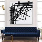 ALUMETTES by Marvin on GIANT ART - white black & white sticks