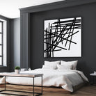 ALUMETTES by Marvin on GIANT ART - white black & white sticks