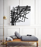 ALUMETTES by Marvin on GIANT ART - white black & white sticks