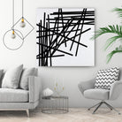 ALUMETTES by Marvin on GIANT ART - white black & white sticks