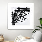 ALUMETTES by Marvin on GIANT ART - white black & white sticks