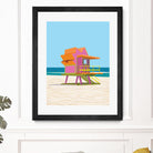 Barbie Villa by ARTIC FRAME STUDIO on GIANT ART - pink costal