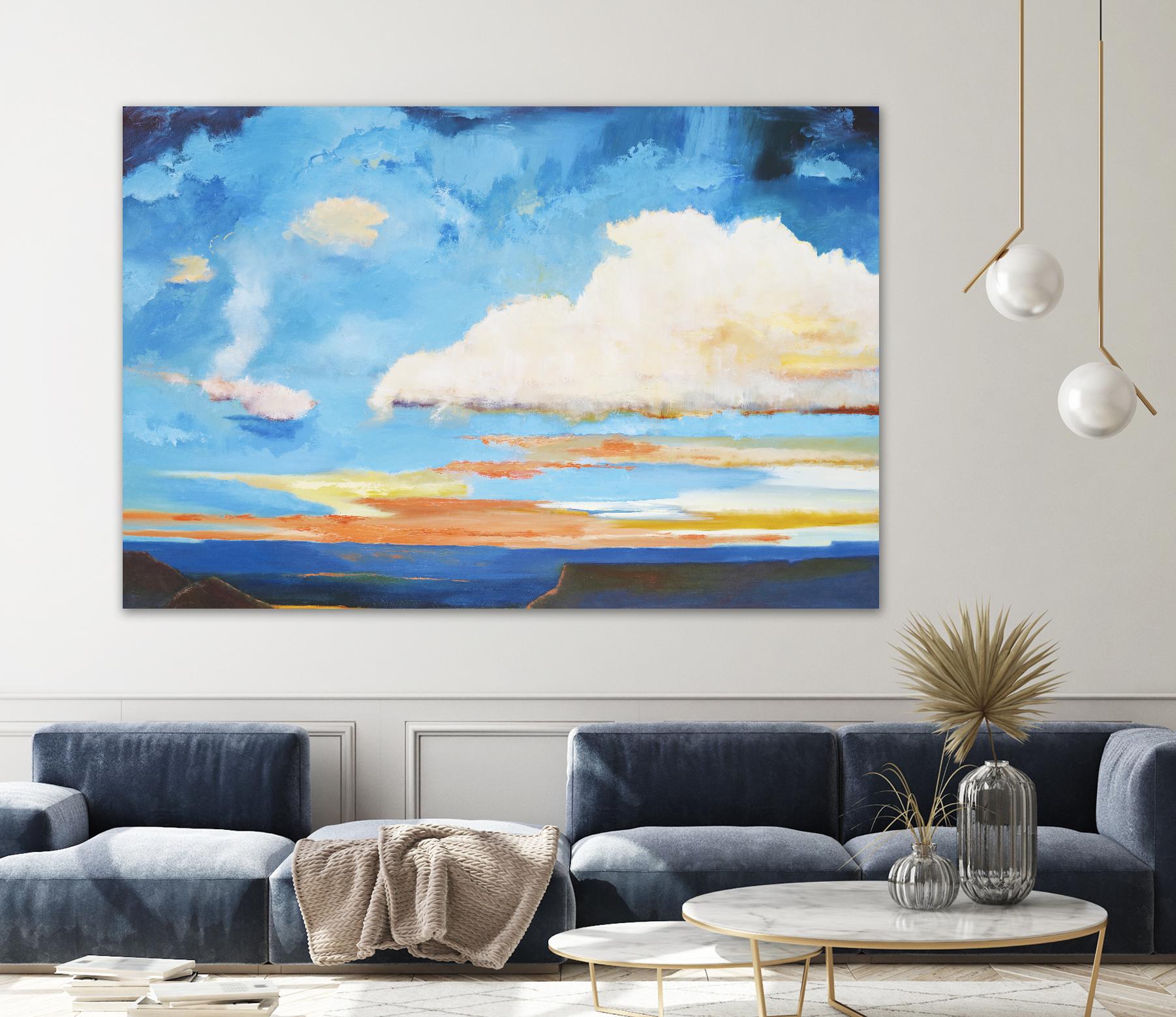 Tranquility by Judith D'Agostino on GIANT ART - white landscape
