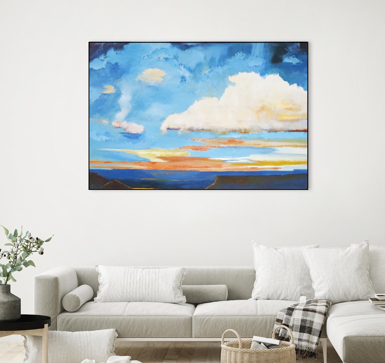 Tranquility by Judith D'Agostino on GIANT ART - white landscape