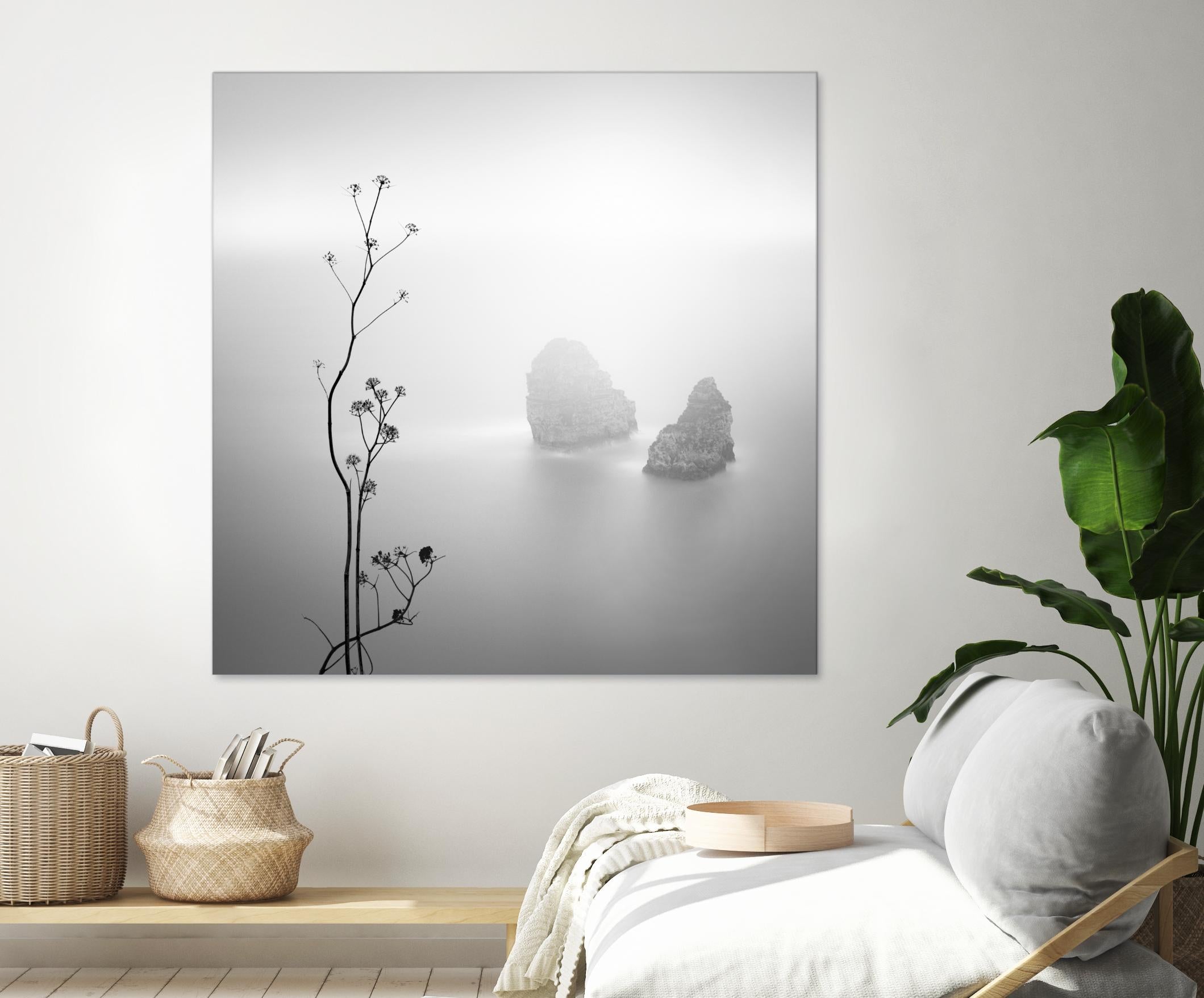 Misty Rocks by Alexandre Manuel on GIANT ART - grey landscape