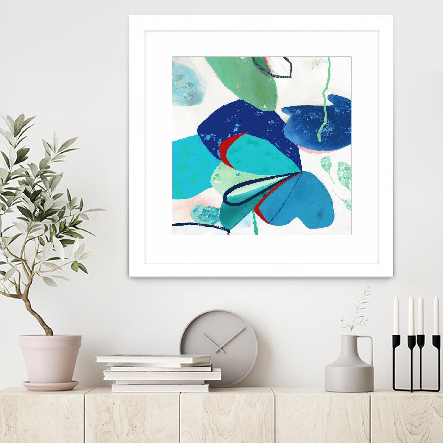 Aquatic Atmosphere II by Diana Rosa on GIANT ART - white abstract