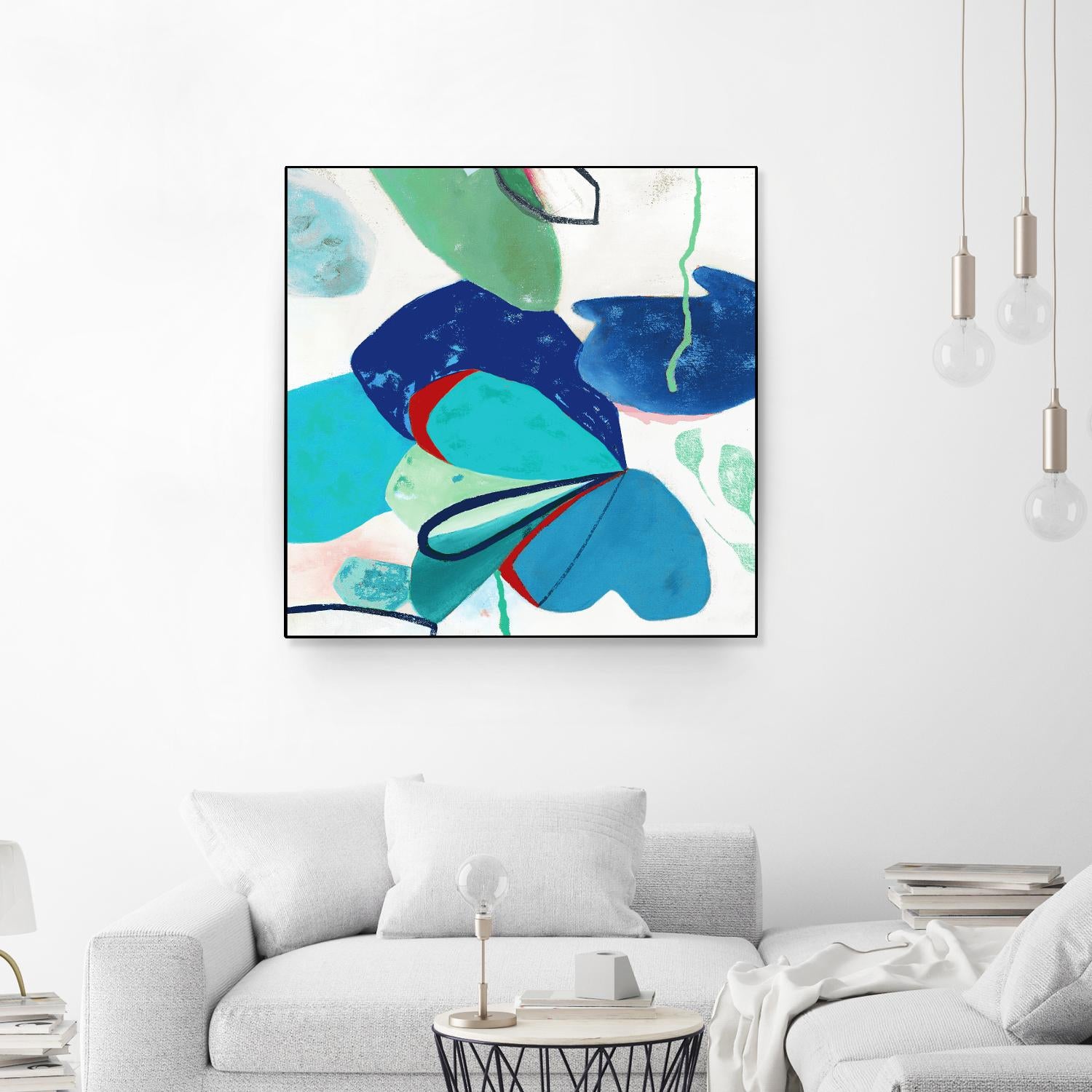Aquatic Atmosphere II by Diana Rosa on GIANT ART - white abstract