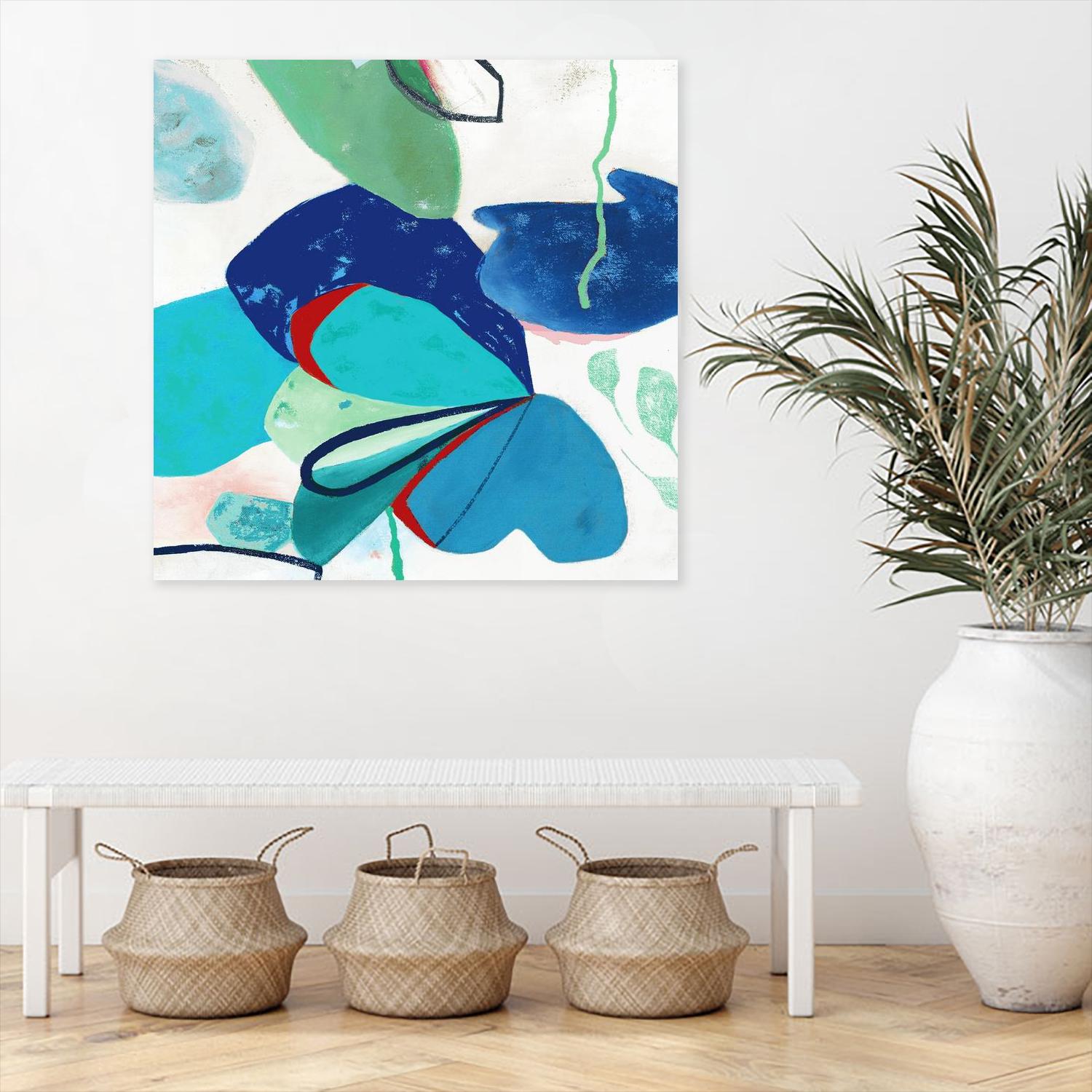 Aquatic Atmosphere II by Diana Rosa on GIANT ART - white abstract