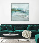 Beneath the Surface by Grace Rowman on GIANT ART - blue abstract