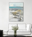 Ocean I by Grace Rowman on GIANT ART - grey abstract