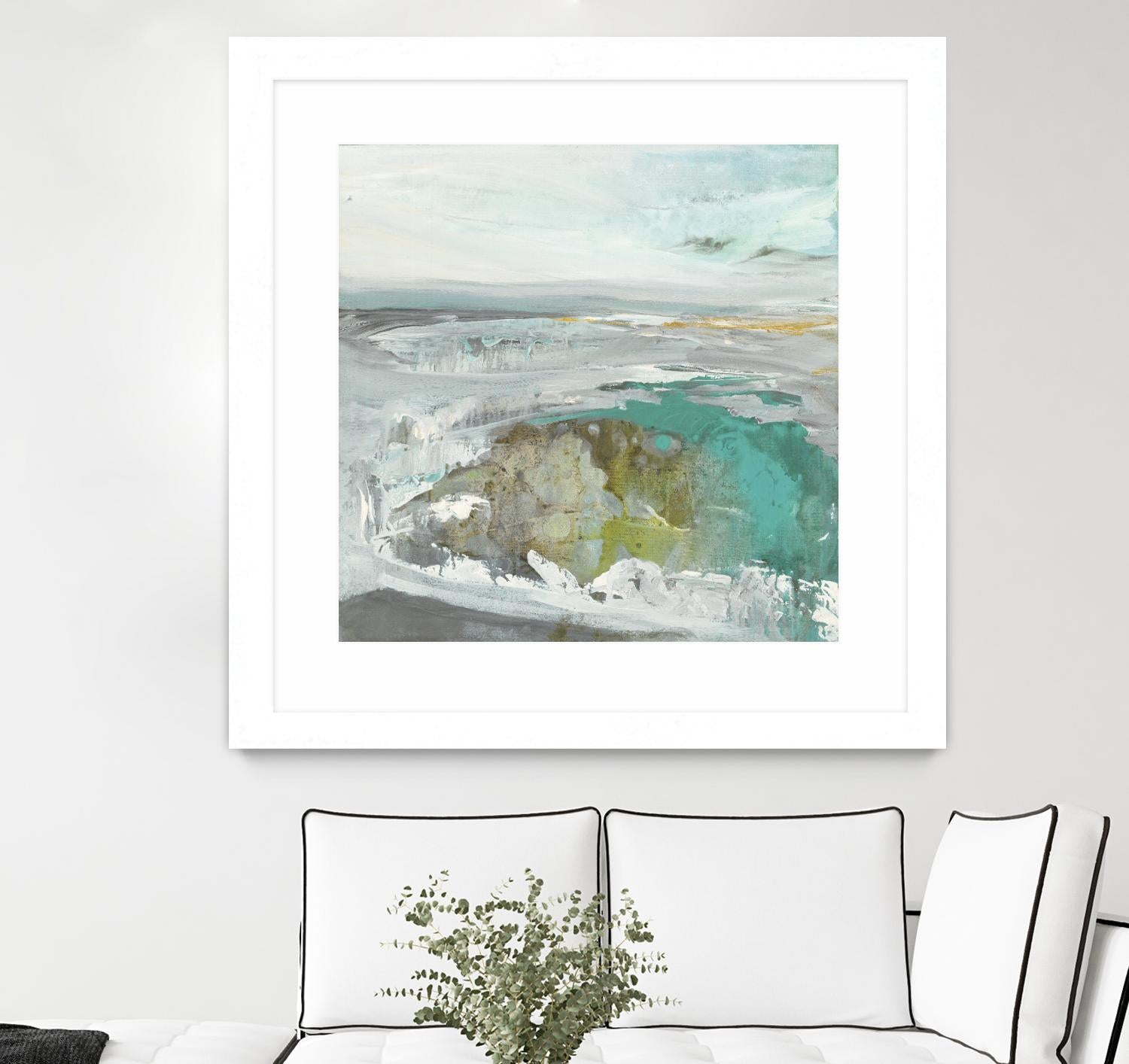 Ocean II by Grace Rowman on GIANT ART - blue abstract