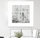 Birch Perspective II by John Bingham on GIANT ART - grey Abstract