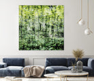 Linear Muse I by John Bingham on GIANT ART - green Trees