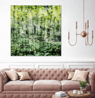 Linear Muse I by John Bingham on GIANT ART - green Trees