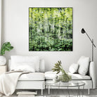 Linear Muse I by John Bingham on GIANT ART - green Trees
