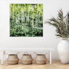 Linear Muse I by John Bingham on GIANT ART - green Trees