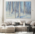 Flurries by Brian Kuritz on GIANT ART - blue trees