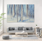 Flurries by Brian Kuritz on GIANT ART - blue trees
