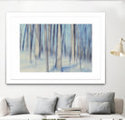 Flurries by Brian Kuritz on GIANT ART - blue trees