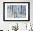 Flurries by Brian Kuritz on GIANT ART - blue trees