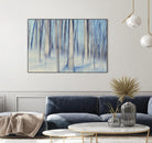 Flurries by Brian Kuritz on GIANT ART - blue trees