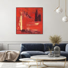On the Tide by Marianne Broome on GIANT ART - yellow abstract