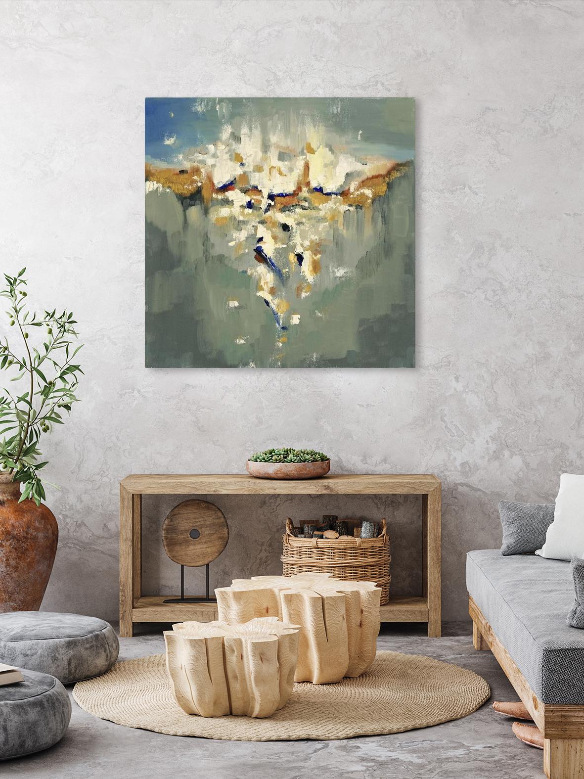 Falling In by Cynthia Ligeros on GIANT ART - grey abstract
