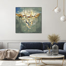 Falling In by Cynthia Ligeros on GIANT ART - grey abstract