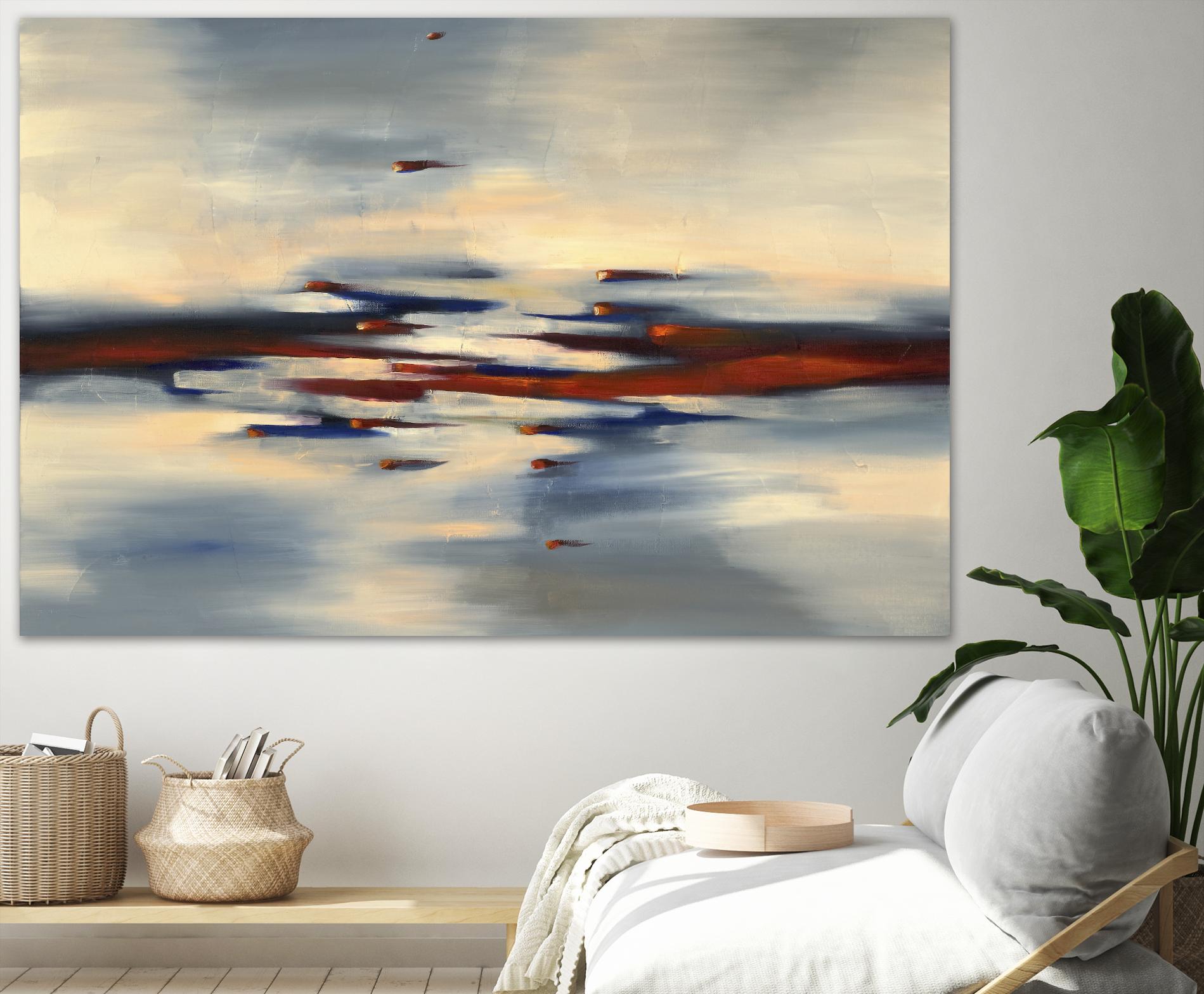 Becoming by Cynthia Ligeros on GIANT ART - red abstract