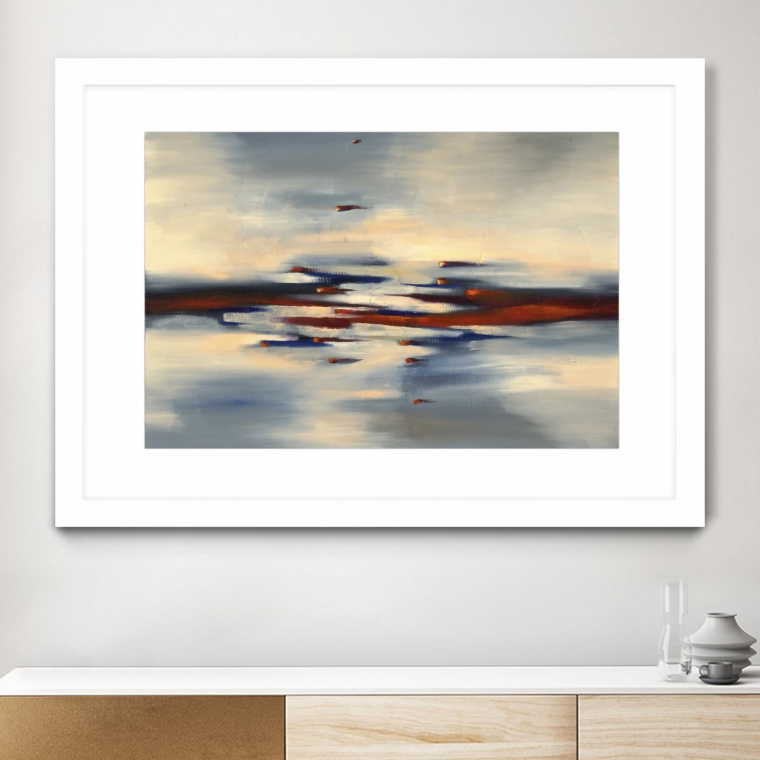 Becoming by Cynthia Ligeros on GIANT ART - red abstract