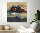 I Carry Your Heart by Cynthia Ligeros on GIANT ART - red abstract