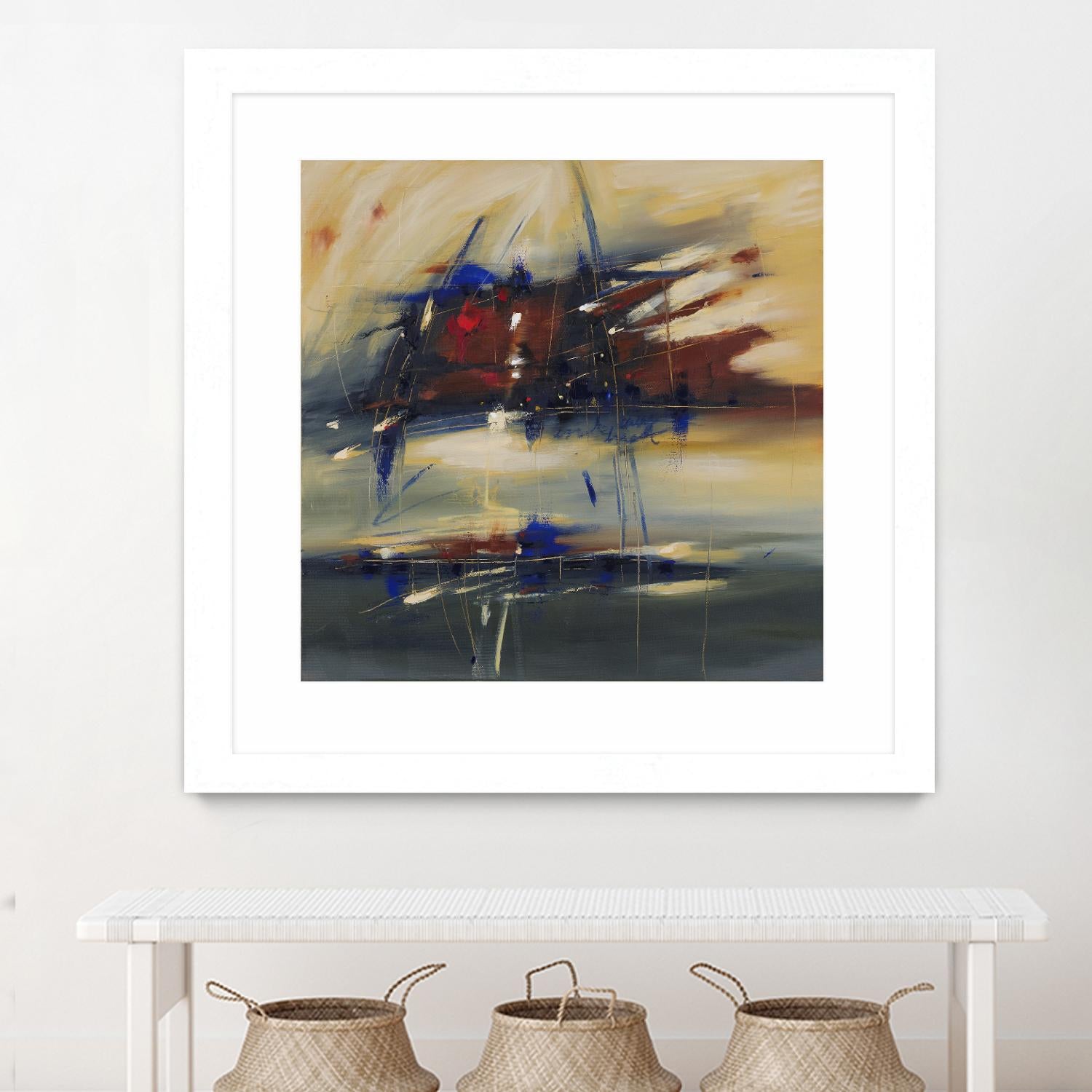 I Carry Your Heart by Cynthia Ligeros on GIANT ART - red abstract