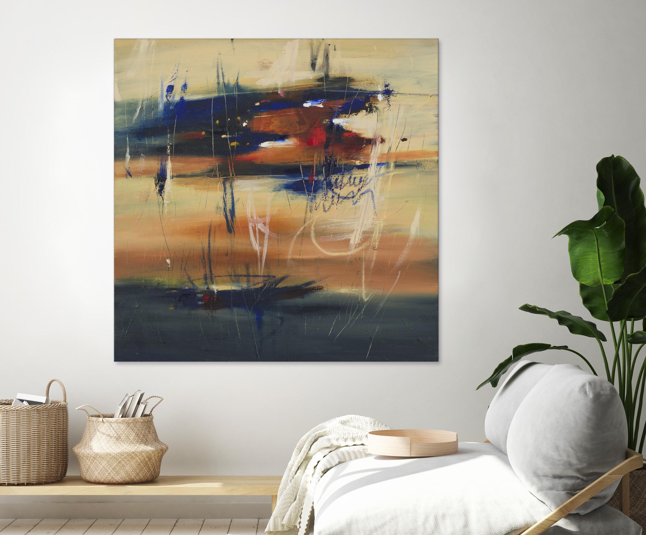 October Dream by Cynthia Ligeros on GIANT ART - red abstract