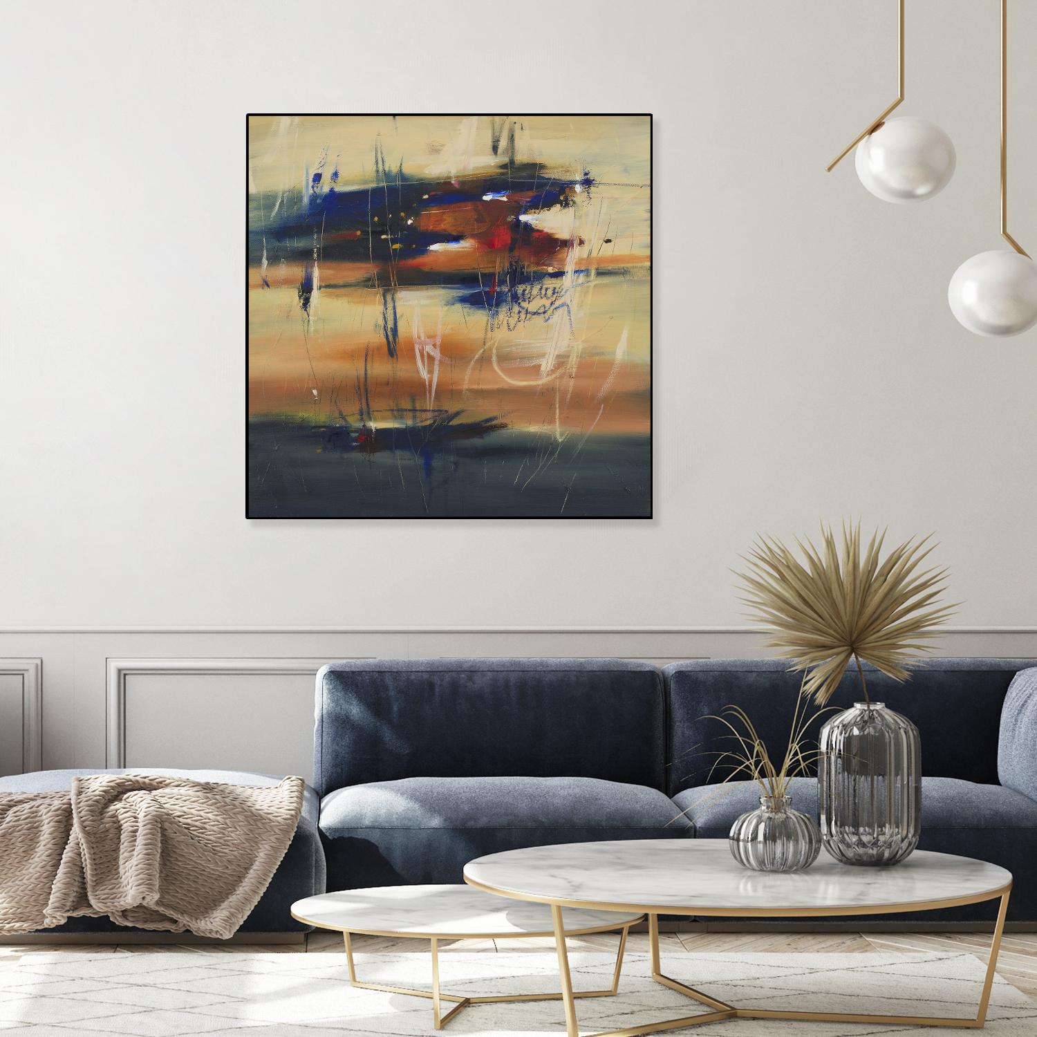 October Dream by Cynthia Ligeros on GIANT ART - red abstract