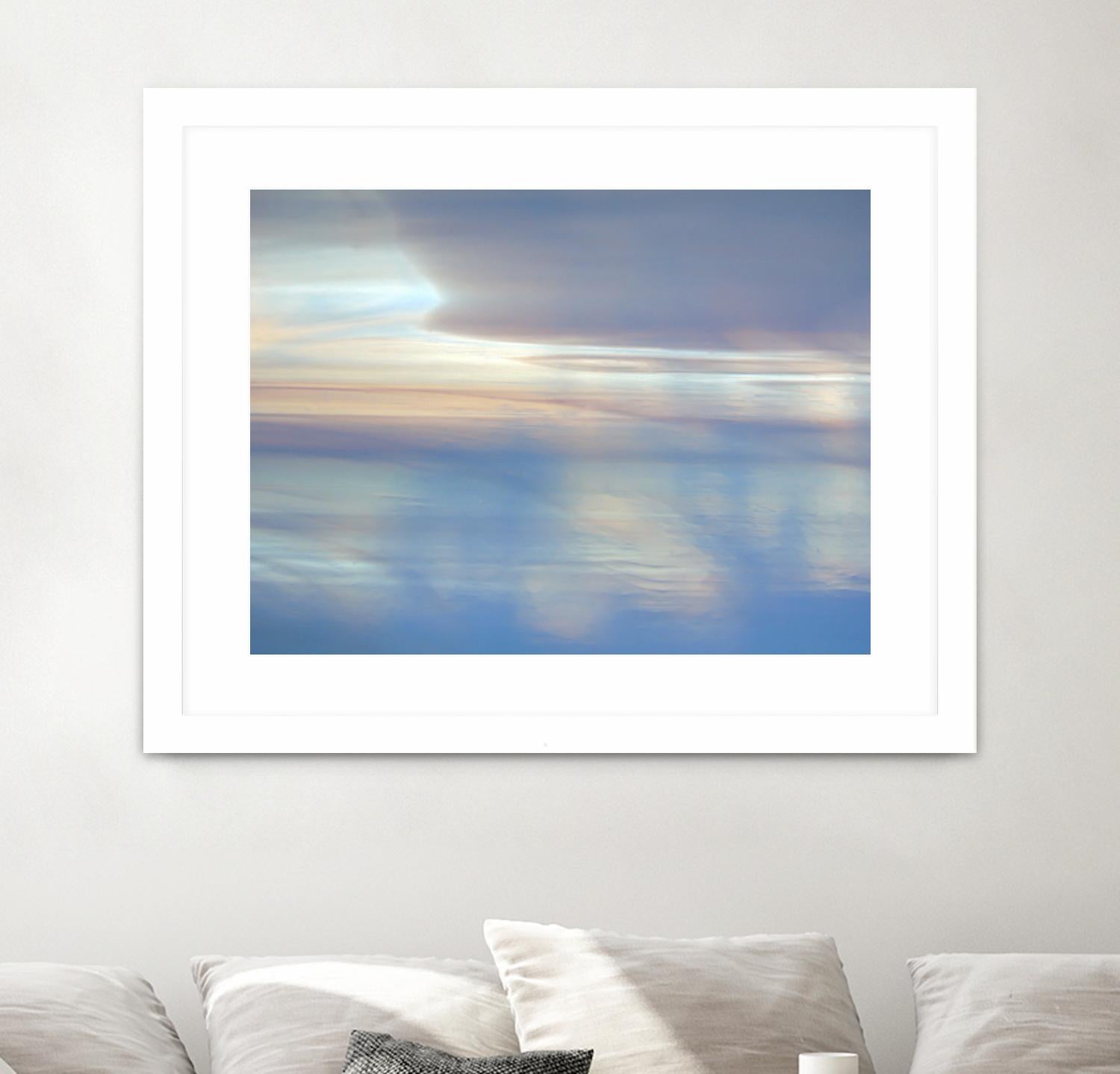 Dappled Pink Horizomn by Jim Christensen on GIANT ART - white abstract