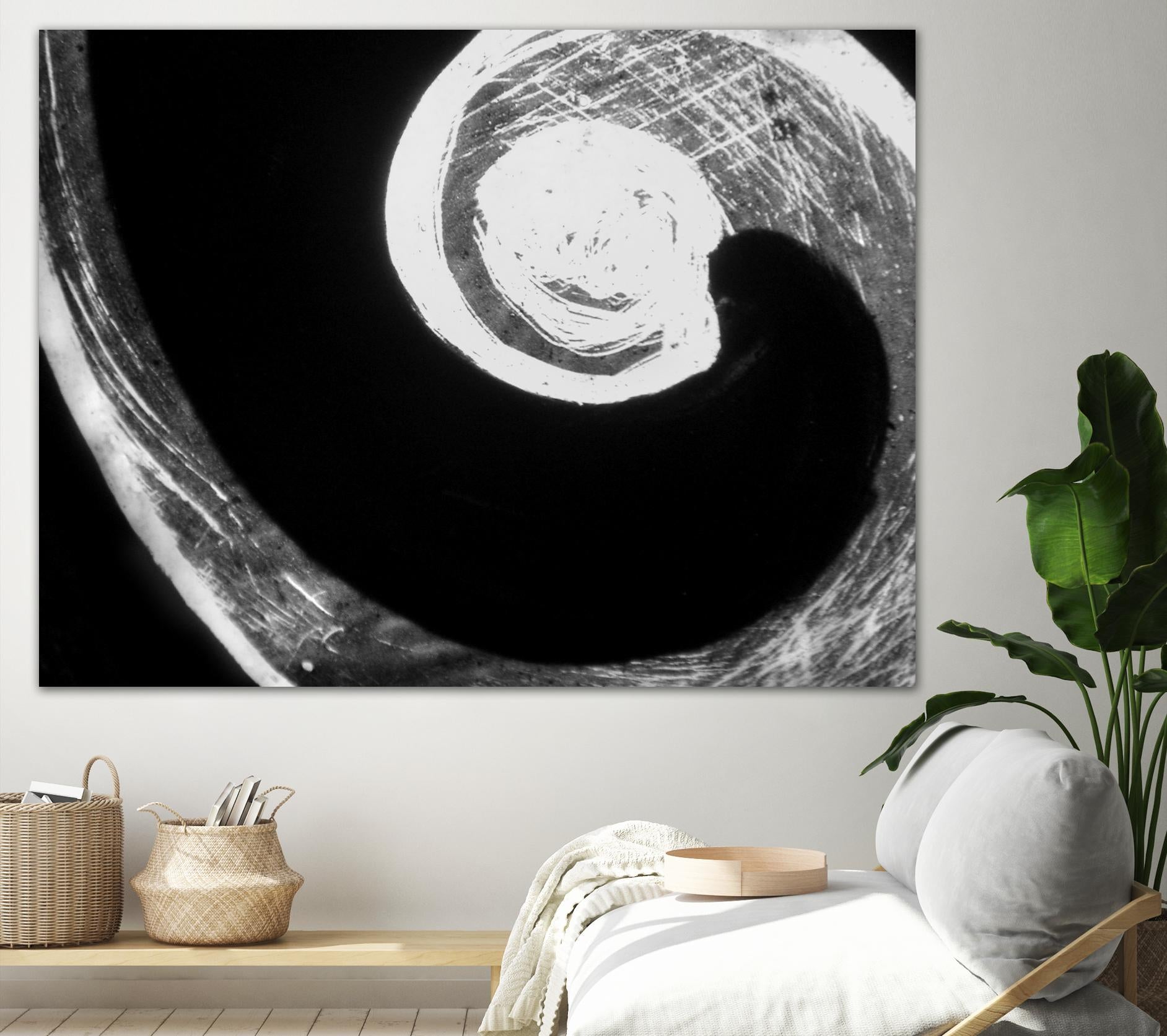 Textural Abstraction III by Jim Christensen on GIANT ART - white abstract